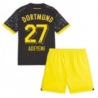 Dětský fotbalový dres Borussia Dortmund Karim Adeyemi #27 2023-24 Venkovní Krátký Rukáv (+ trenýrky)